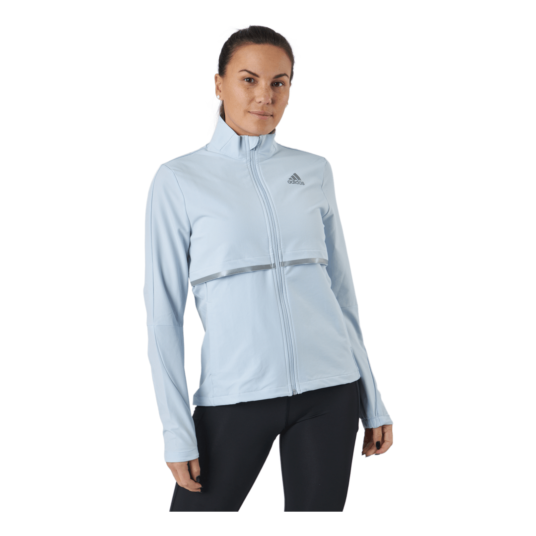 Adidas Own The Run Soft Shell Jacket Women Halo Blue