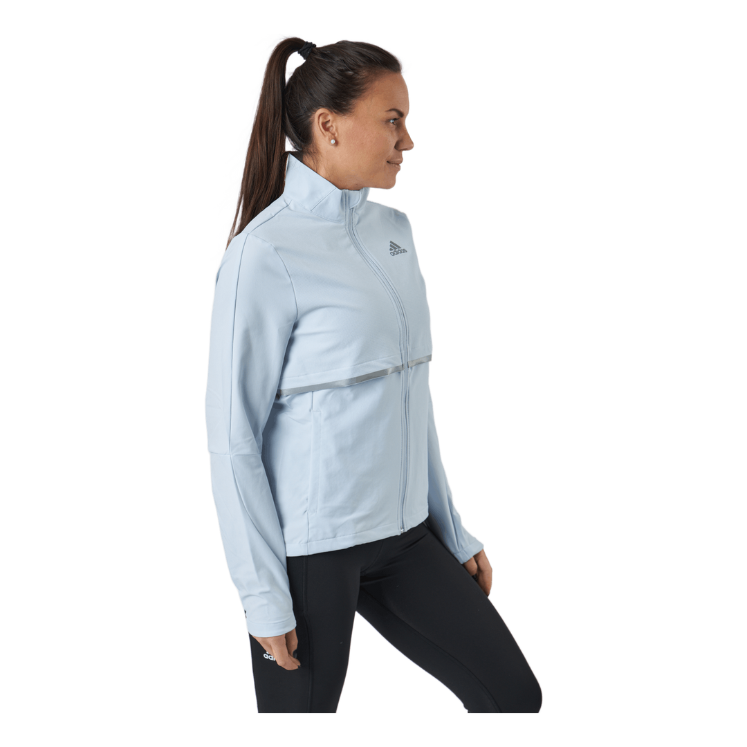 Adidas Own The Run Soft Shell Jacket Women Halo Blue