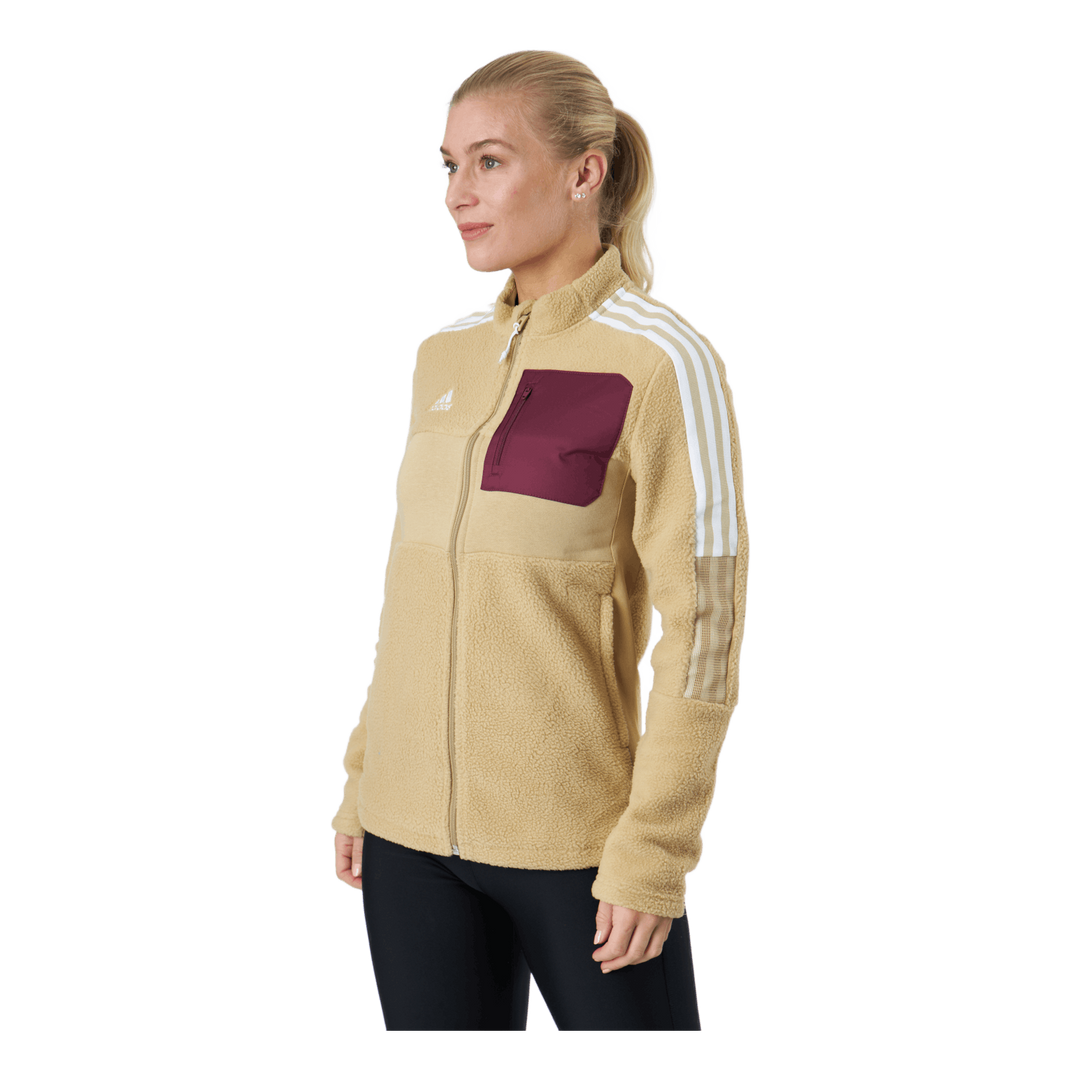 Tiro Jacket Winterized Sherpa Women Beige Tone