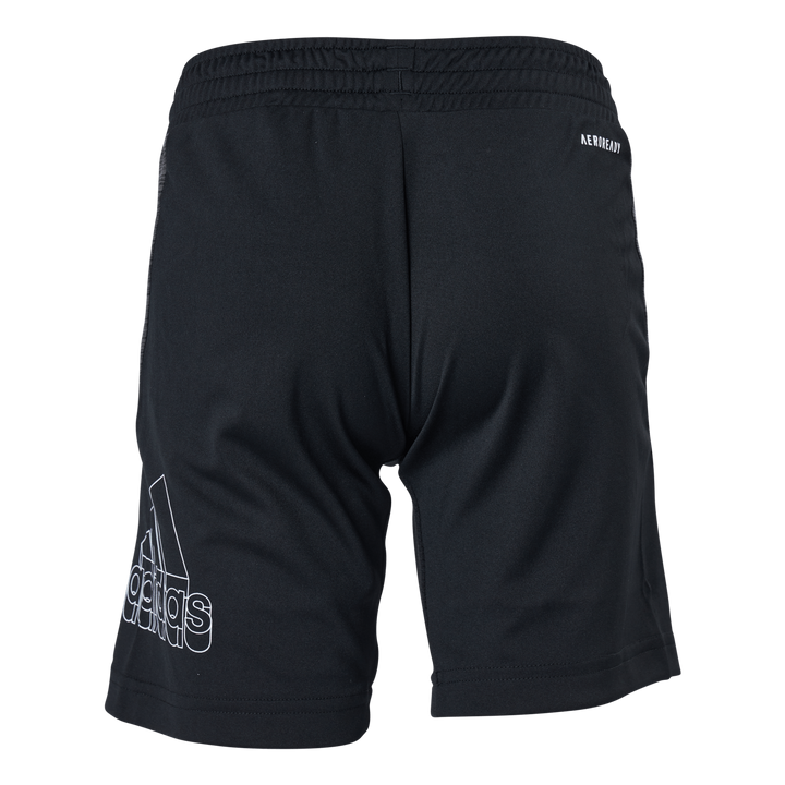 Boys Aeroready Heather Short Black / White