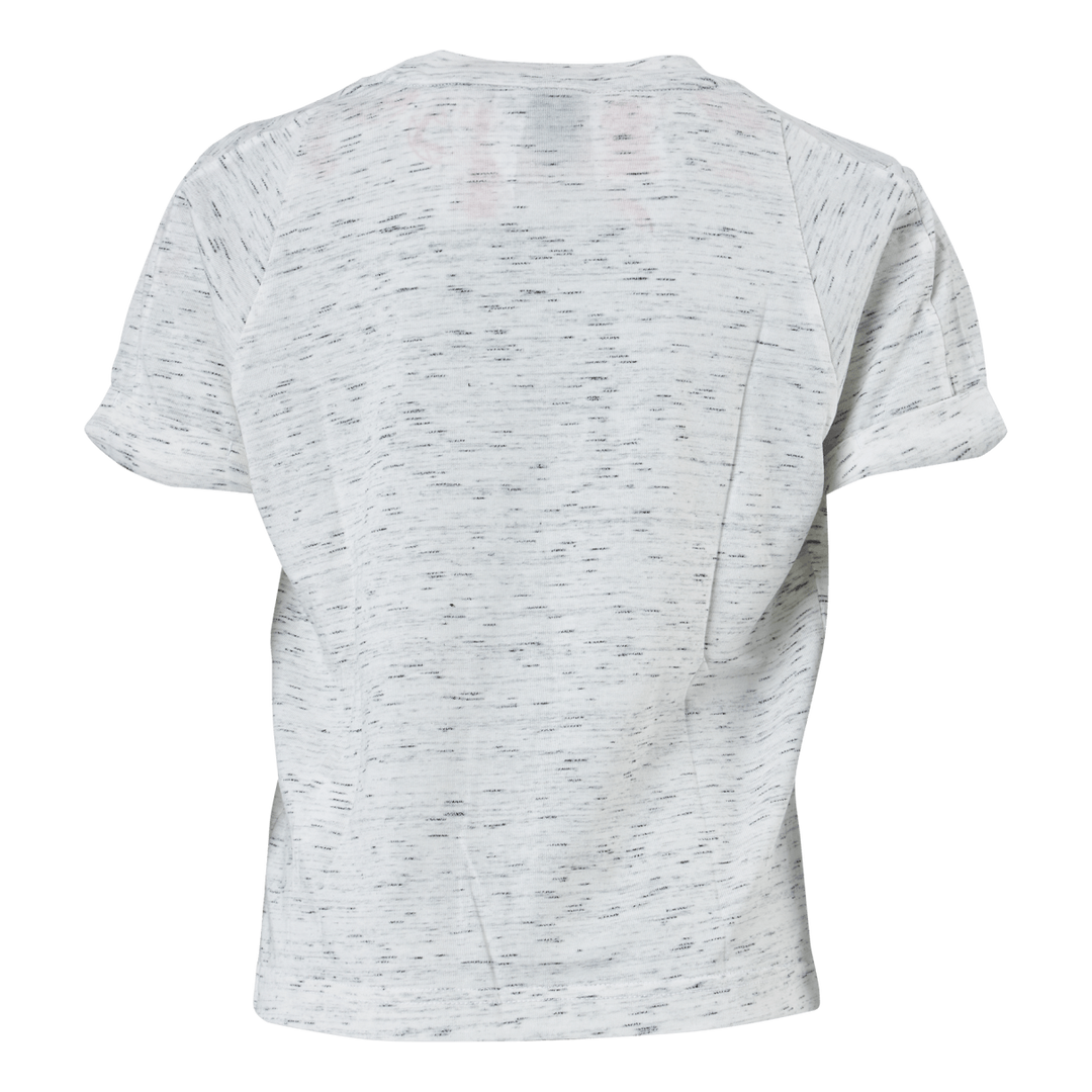 Girls Bos Tee White Melange / Sonic Fuchsia