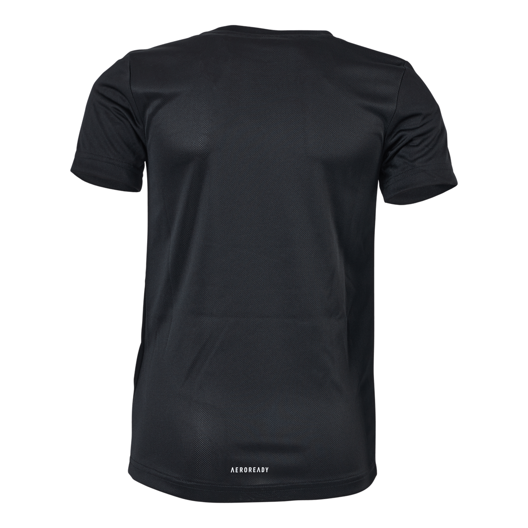 Adidas Boys D2M Big Logo T-Shirt Black / White