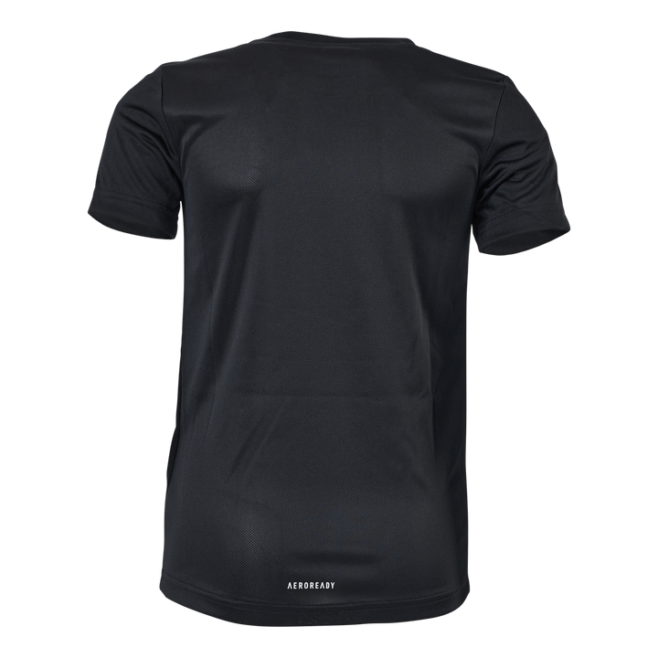 Adidas Boys D2M Big Logo T-Shirt Black / White