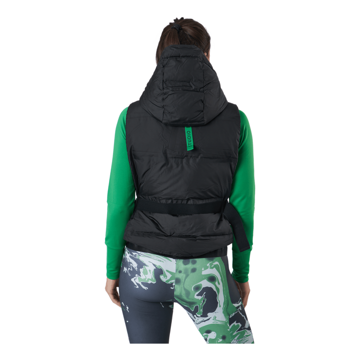 Faun Padded Vest W Black