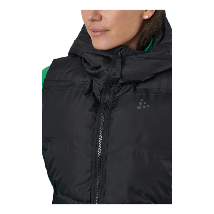 Faun Padded Vest W Black