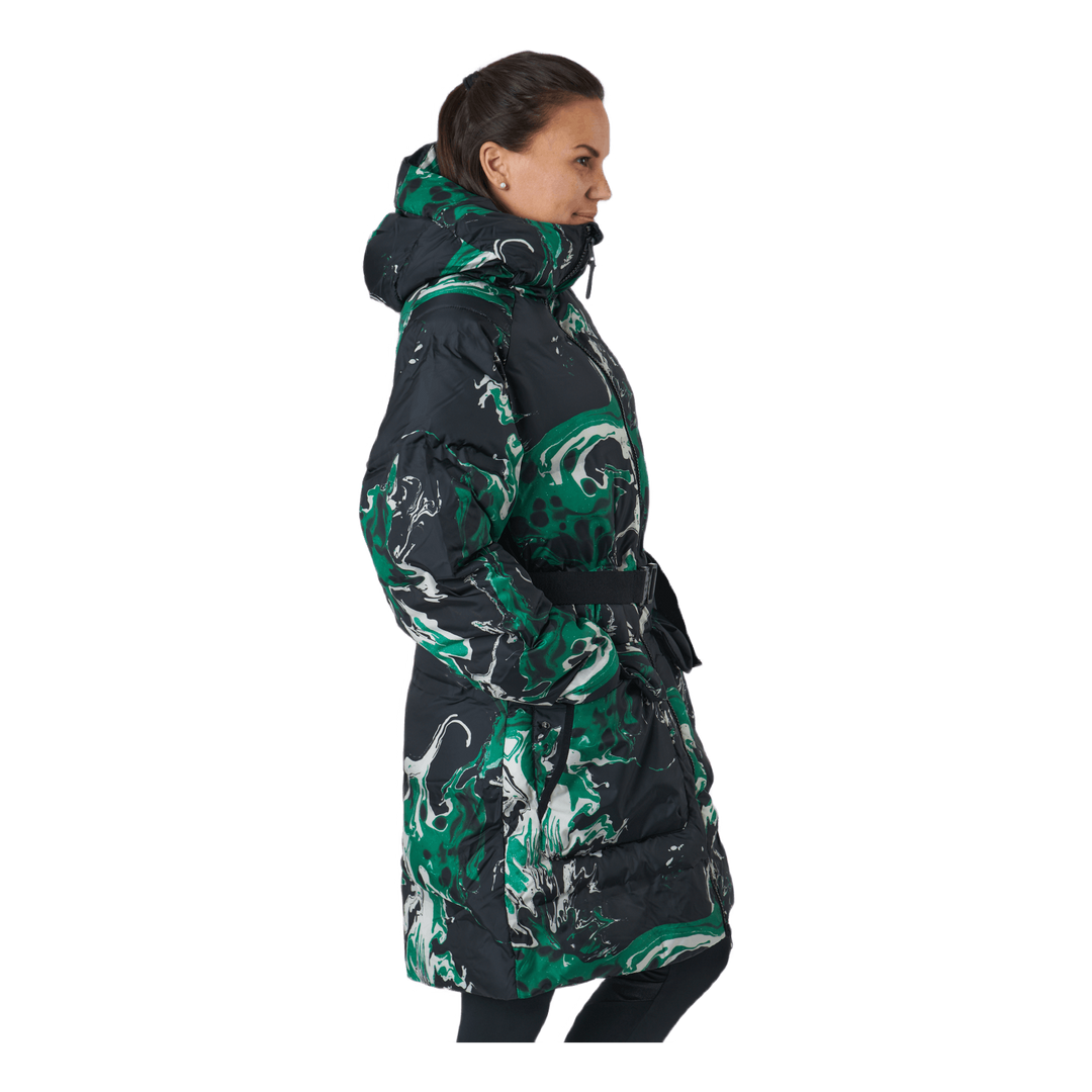 Faun Padded Parka W Multi-sap