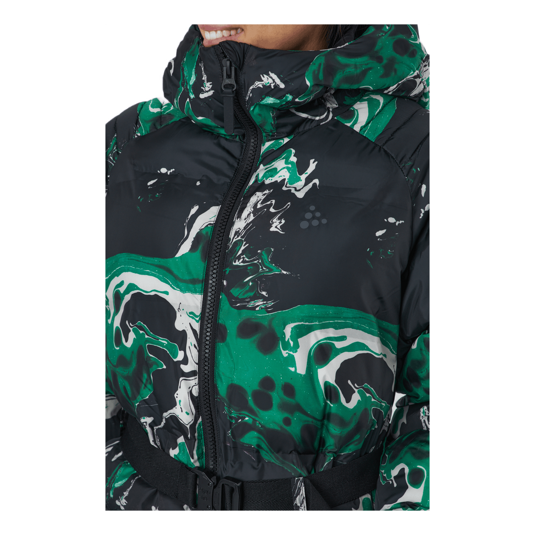 Faun Padded Parka W Multi-sap