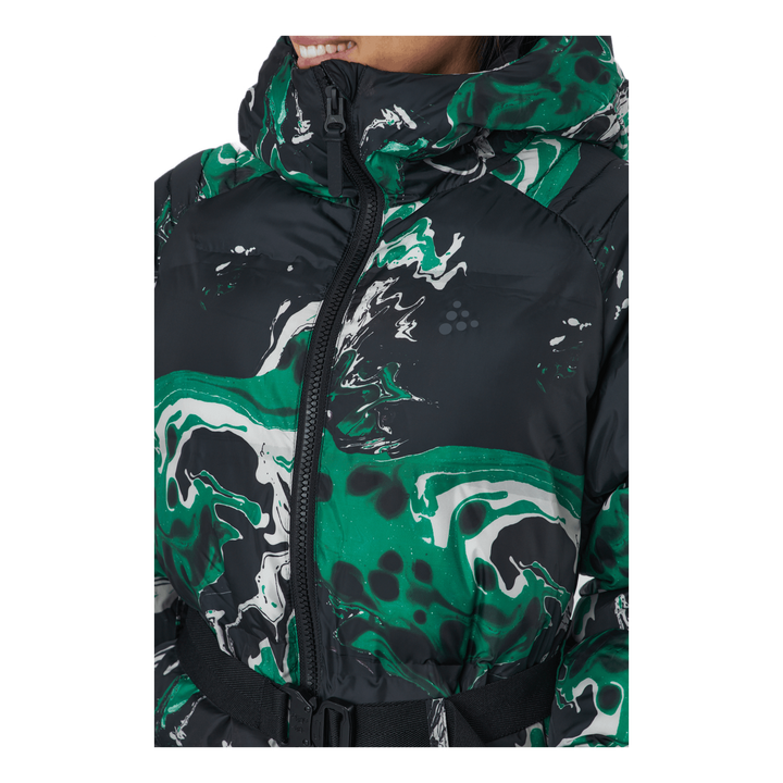 Faun Padded Parka W Multi-sap