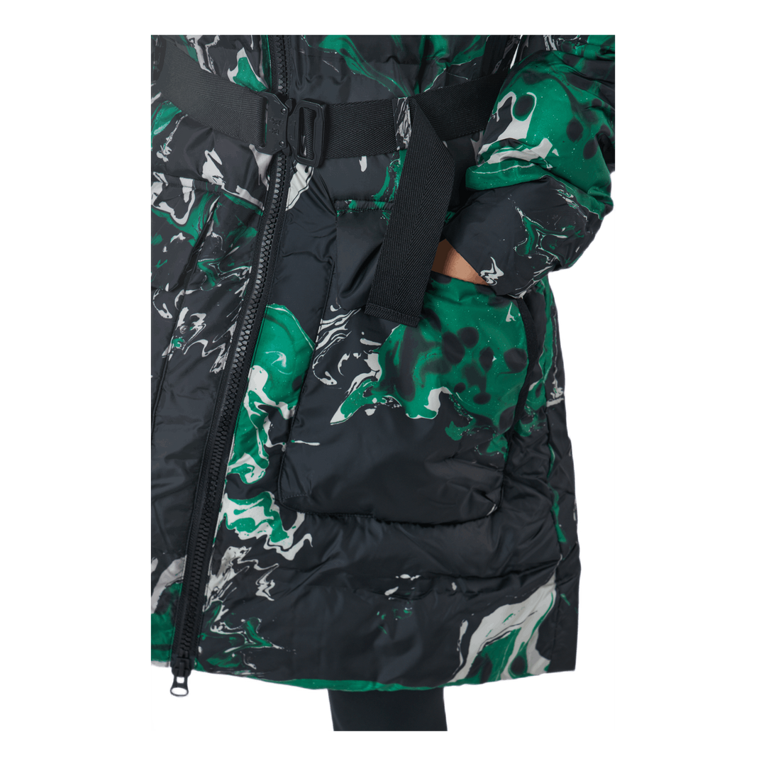 Faun Padded Parka W Multi-sap