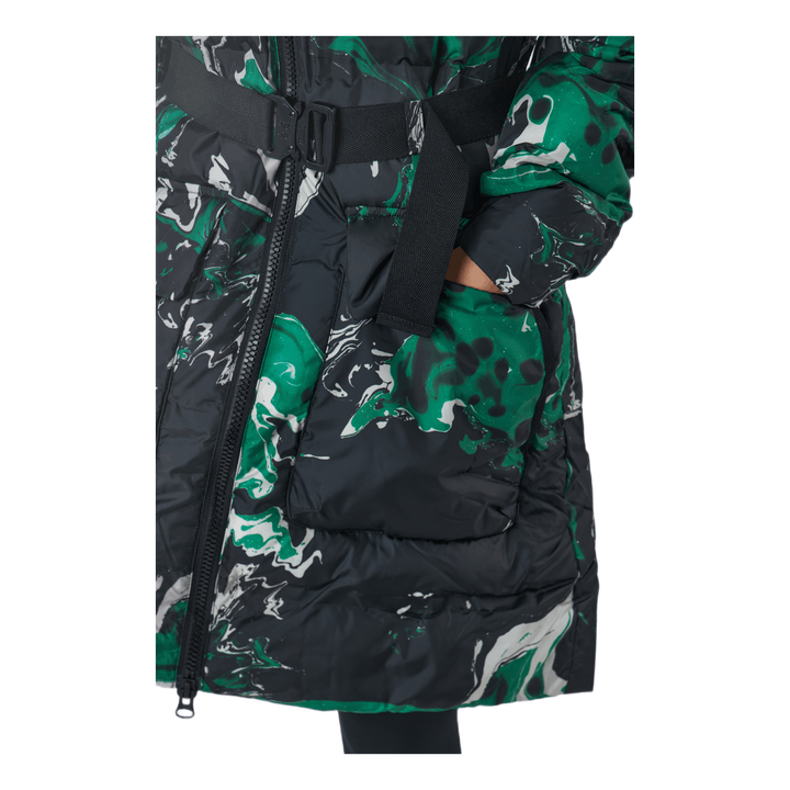 Faun Padded Parka W Multi-sap