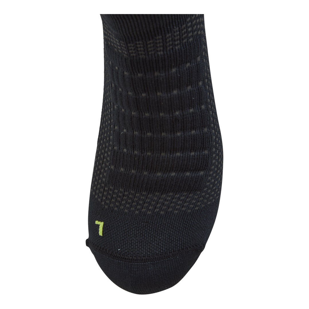 Adv Dry Mid Shaftless Sock Black