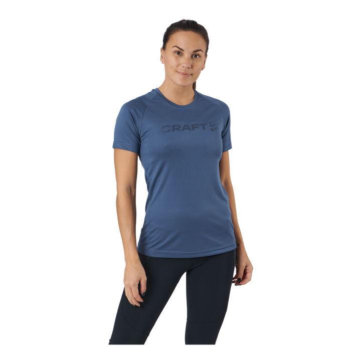 Core Unify Logo Tee W Saphire