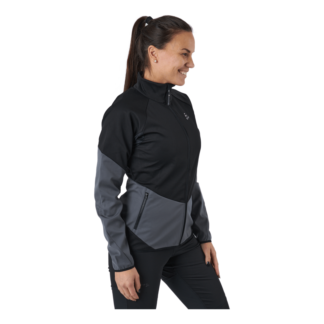 Glide Jkt W Black-granite