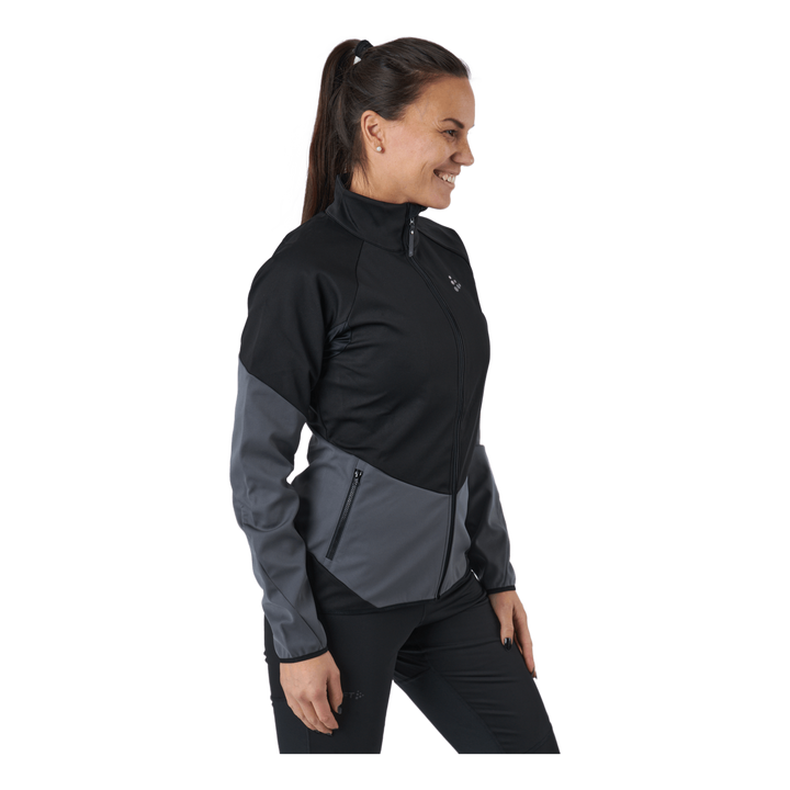 Glide Jkt W Black-granite