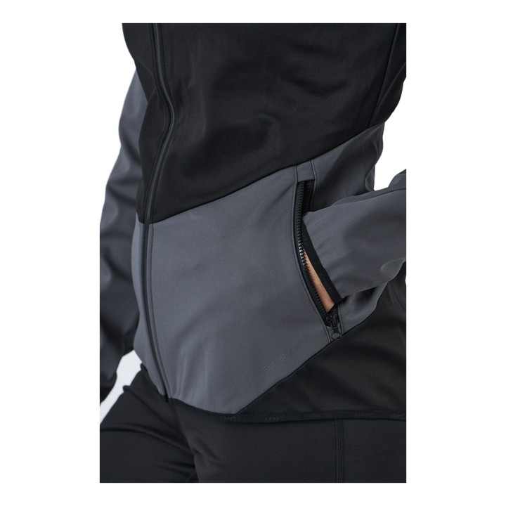 Glide Jkt W Black-granite