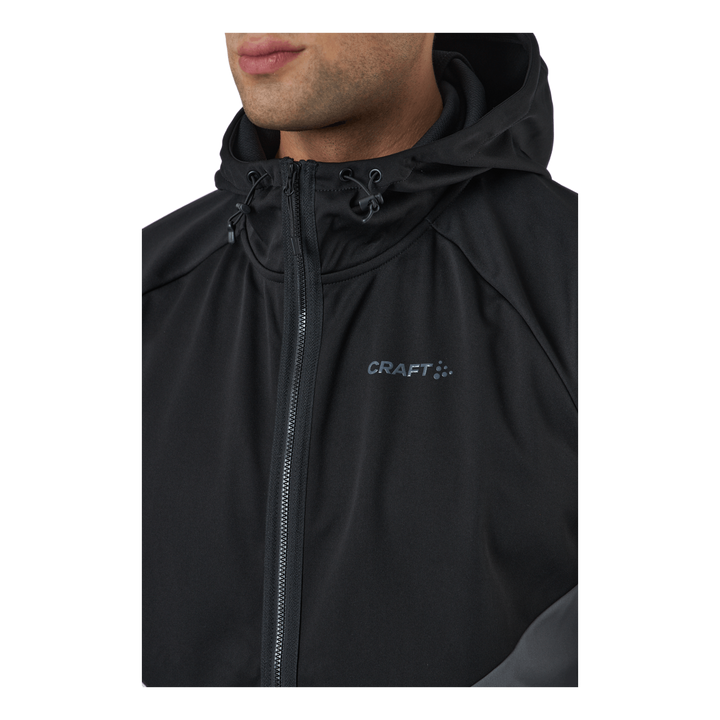 Glide Hood Jkt M Black-granite