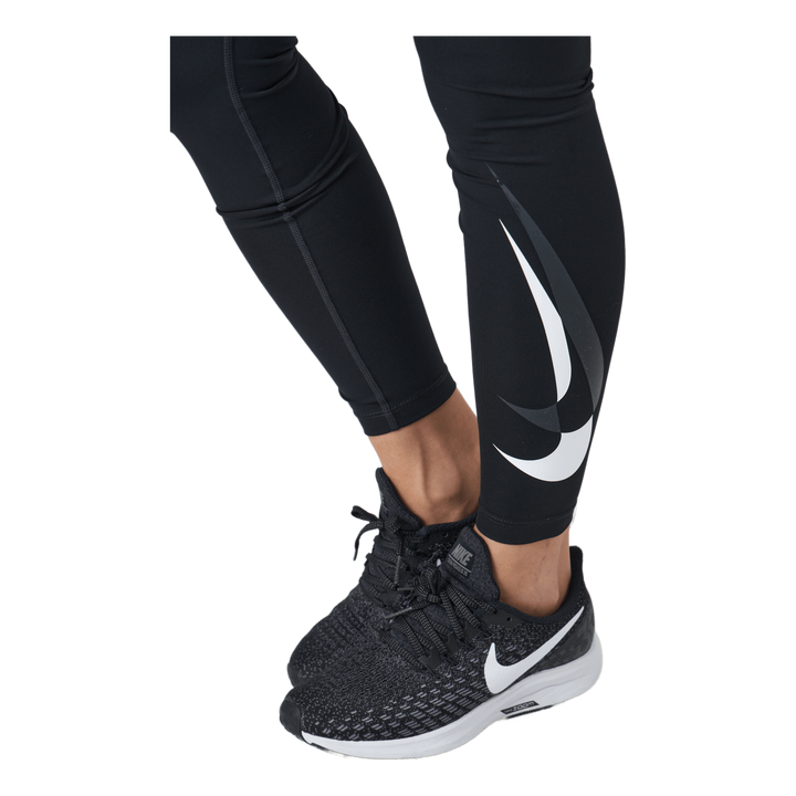 Dri-fit Swoosh Run Women's 7/8 Black/white