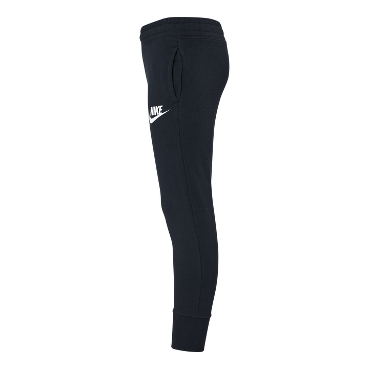 Sportswear Club Big Kids' (Girls') French Terry Pants BLACK/WHITE