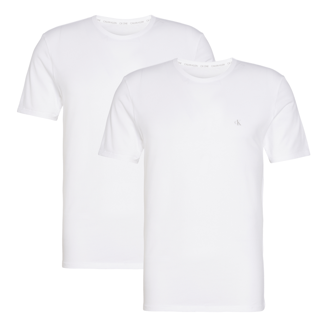 S/s Crew Neck 2pk White