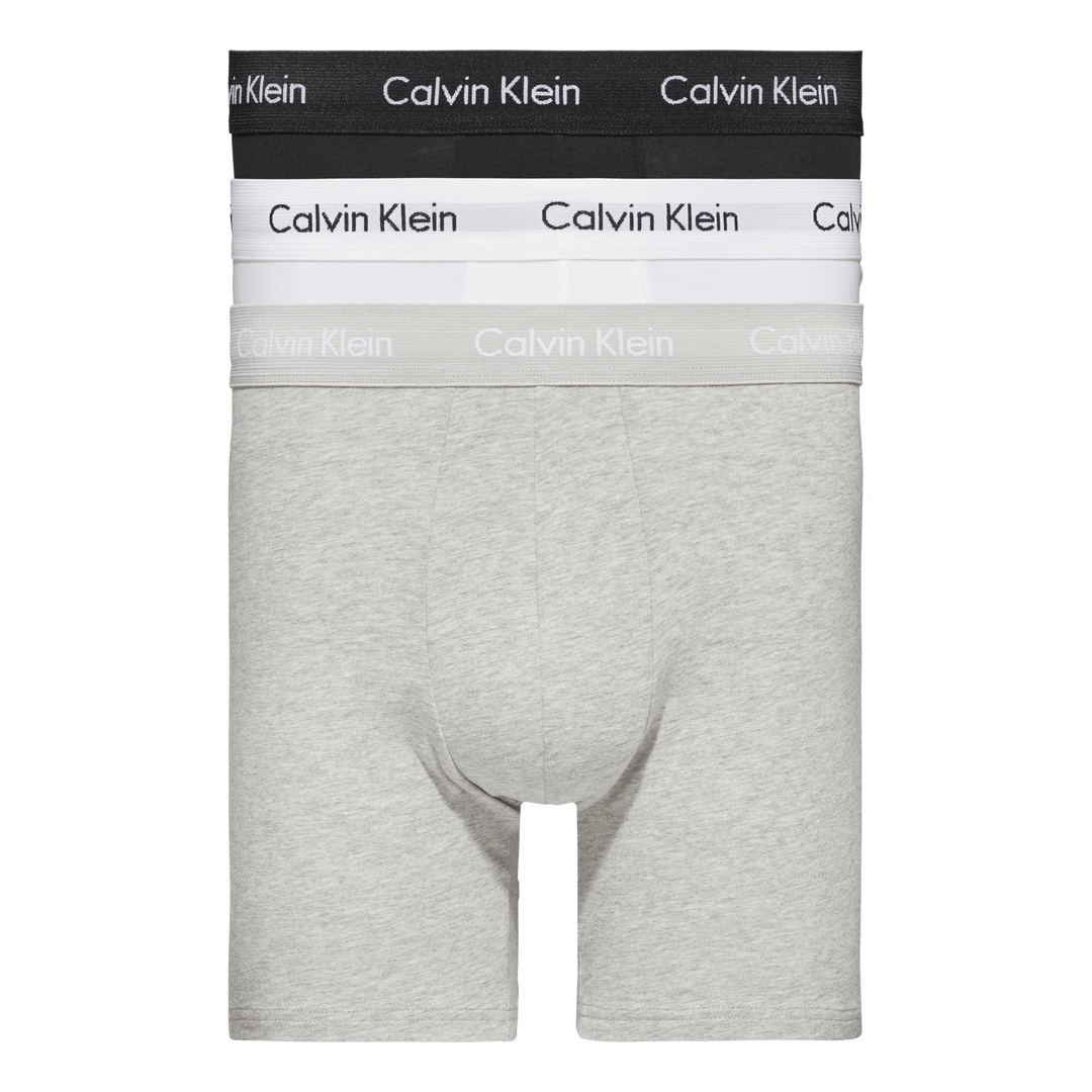 3p Boxer Brief Black / White / Grey Heather