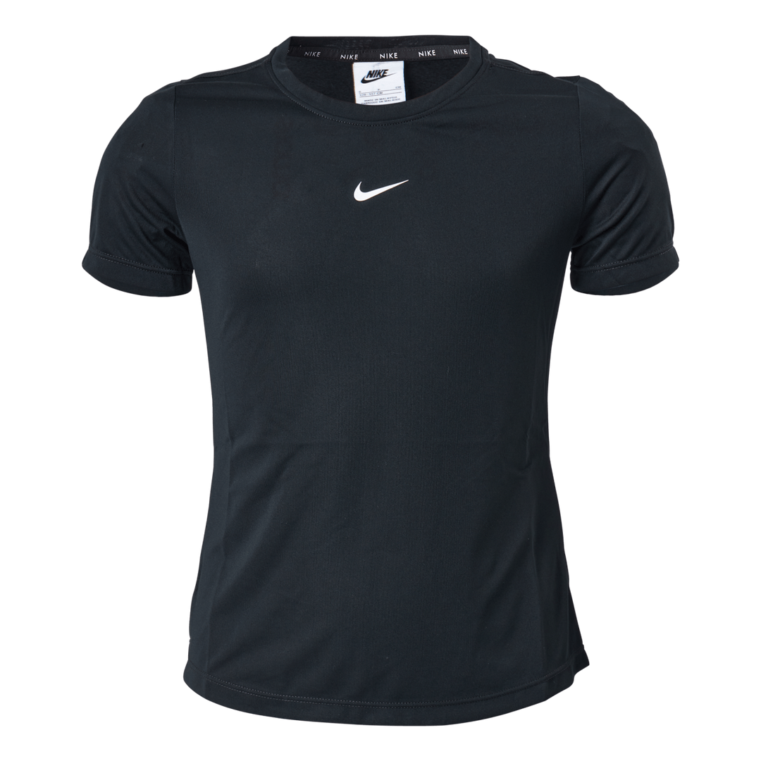 Dri-FIT One Big Kids' (Girls') Short-Sleeve Top BLACK/WHITE