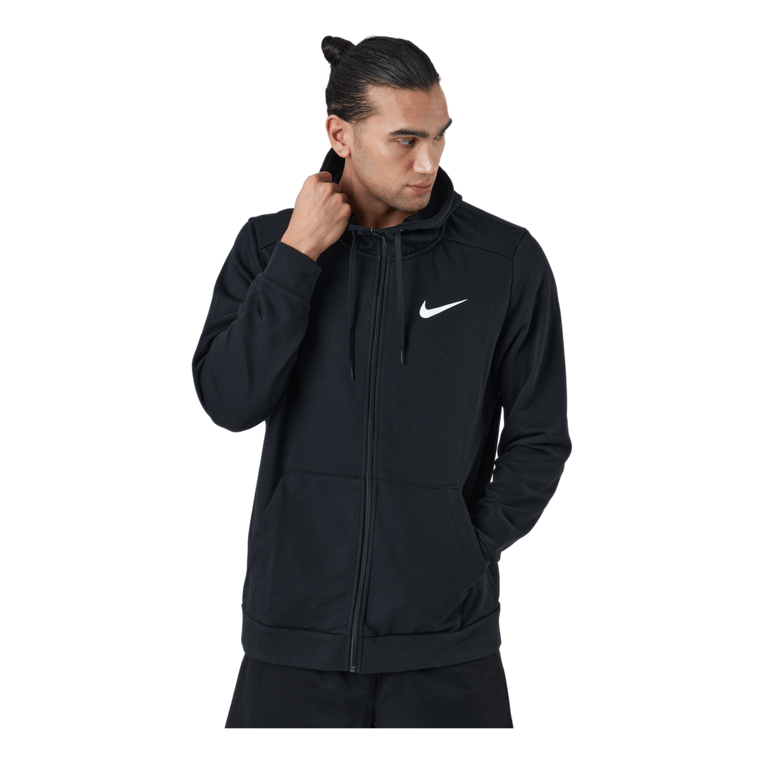 Dri-FIT Men's Full-Zip Training Hoodie BLACK/WHITE