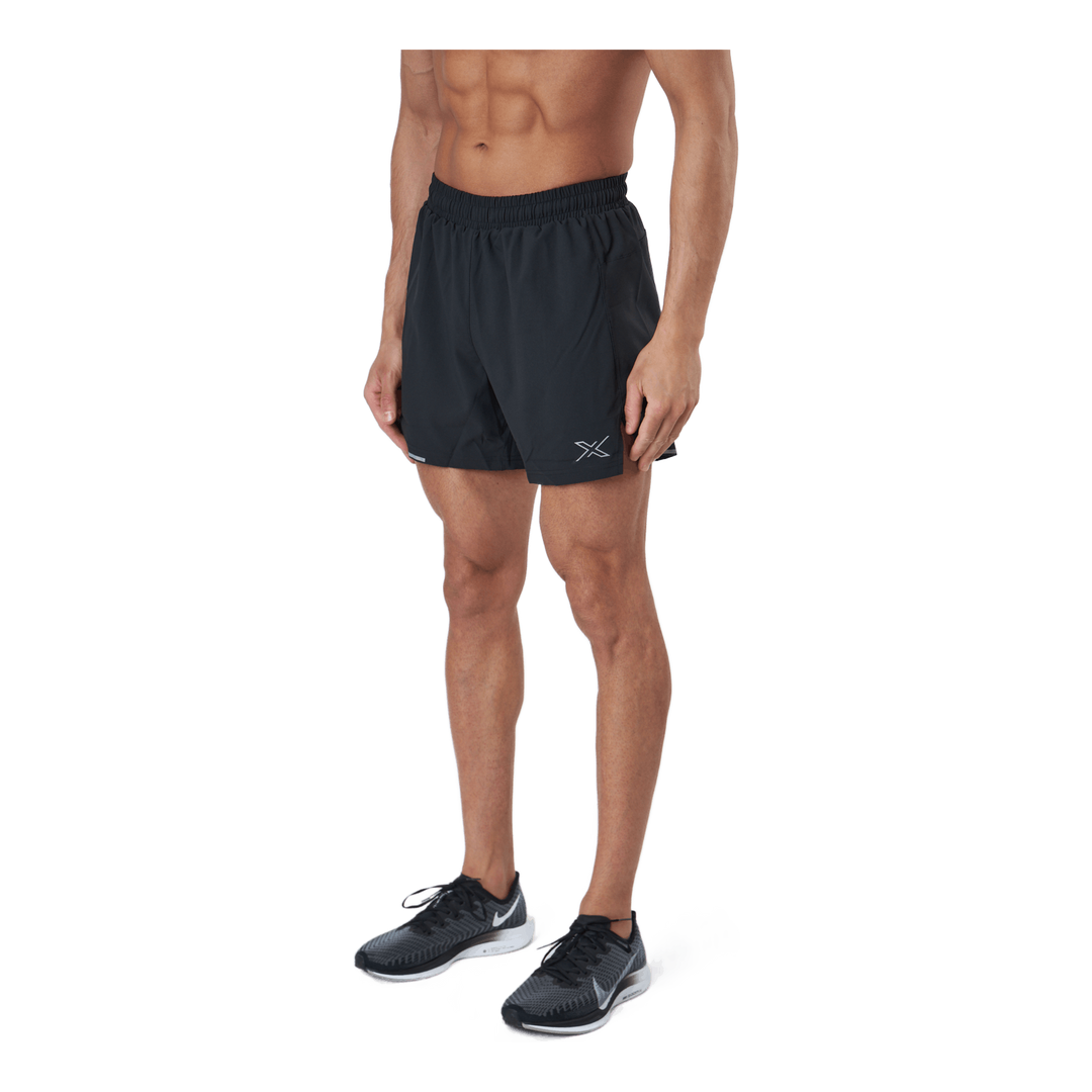 Aero 5 Inch Shorts Black/silver Reflective