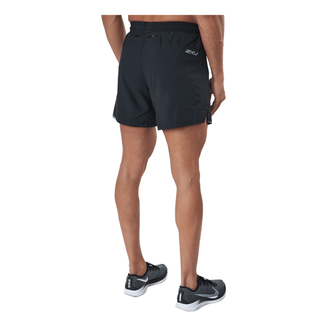 Aero 5 Inch Shorts Black/silver Reflective