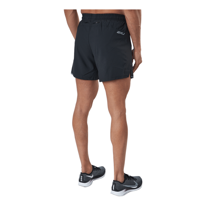 Aero 5 Inch Shorts Black/silver Reflective