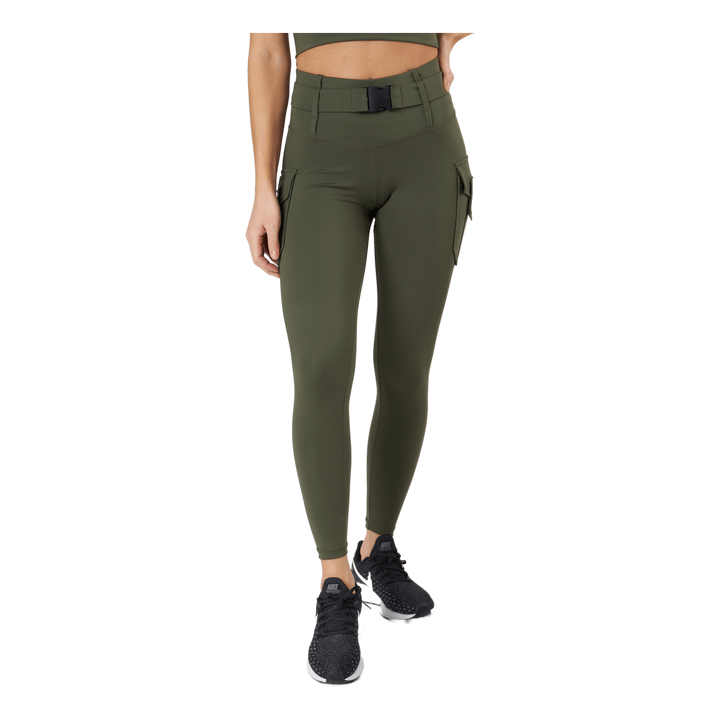 Cargo Leggings Military Green