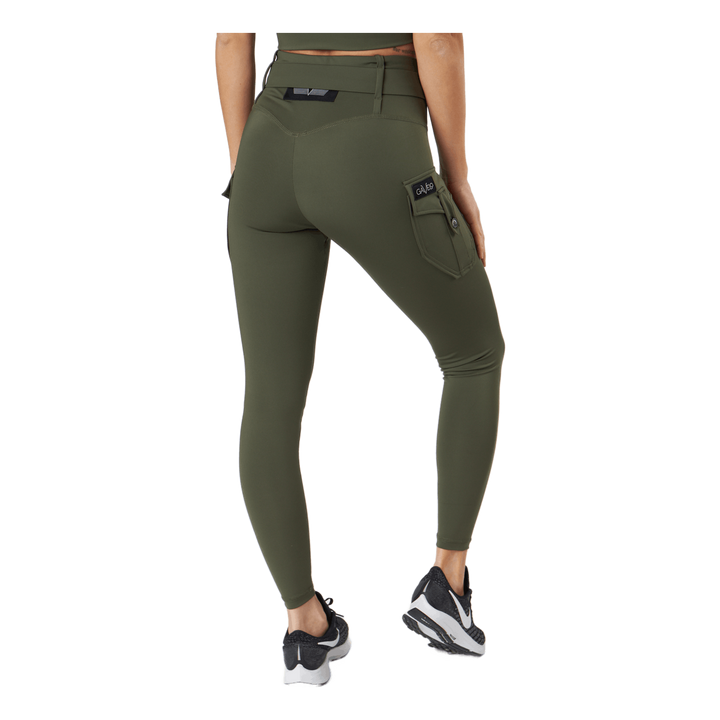 Cargo Leggings Military Green