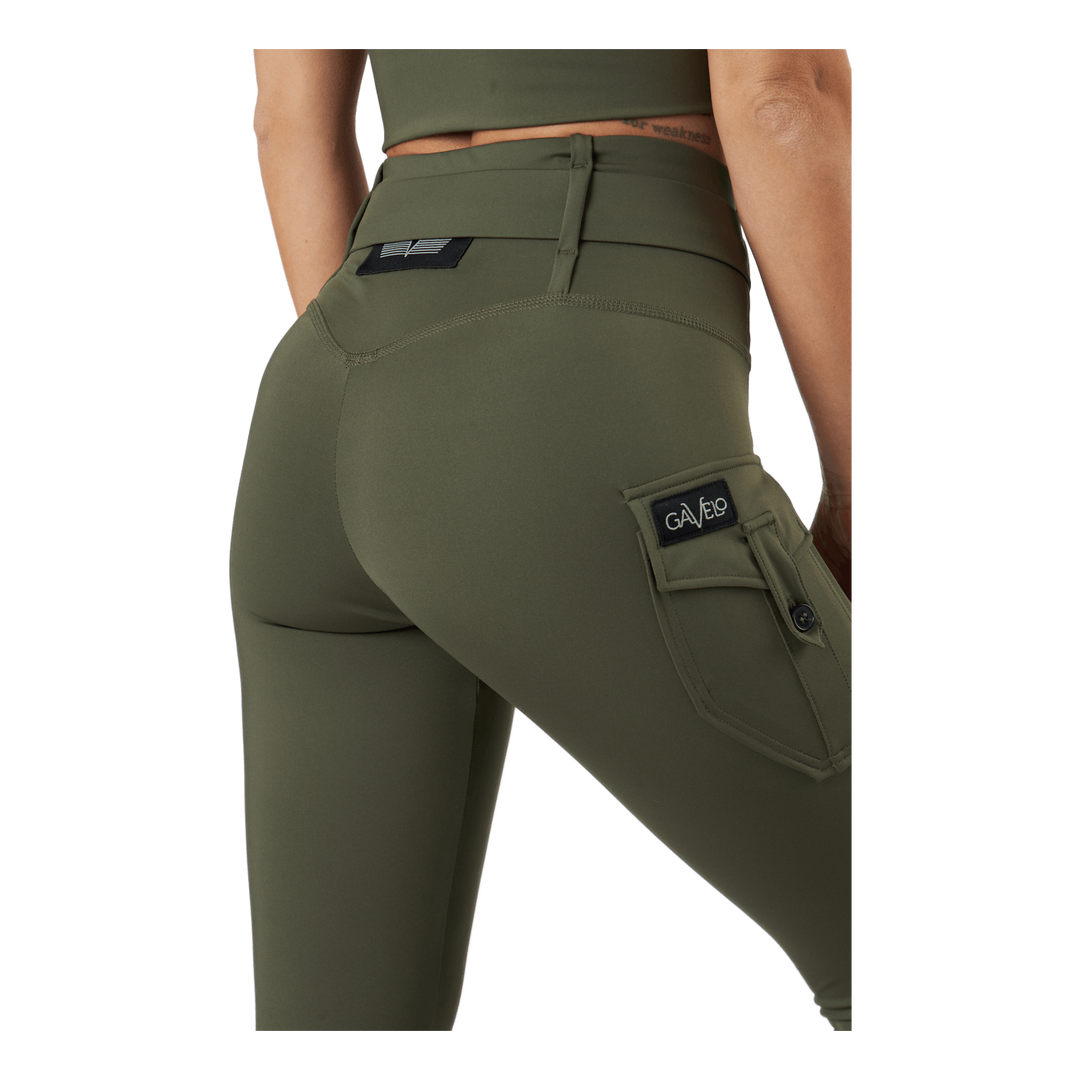 Cargo Leggings Military Green