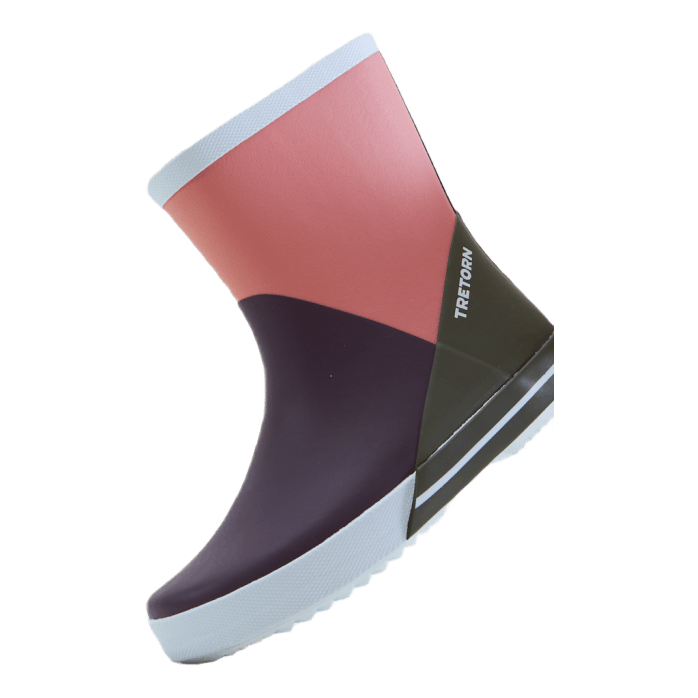 Arild Short Boot Blackberry/light Rose