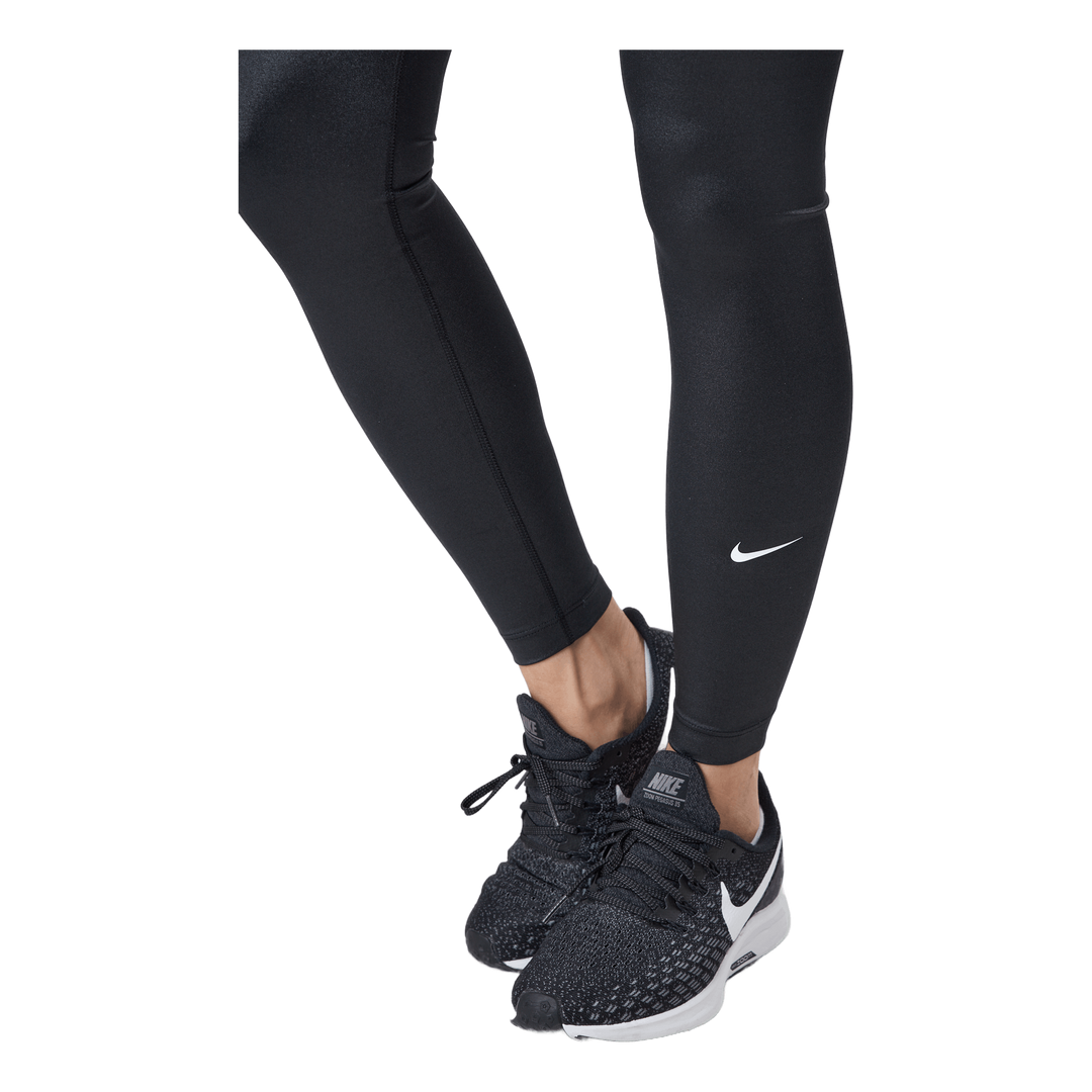 Dri-FIT One Women's Mid-Rise Shine Leggings BLACK/WHITE