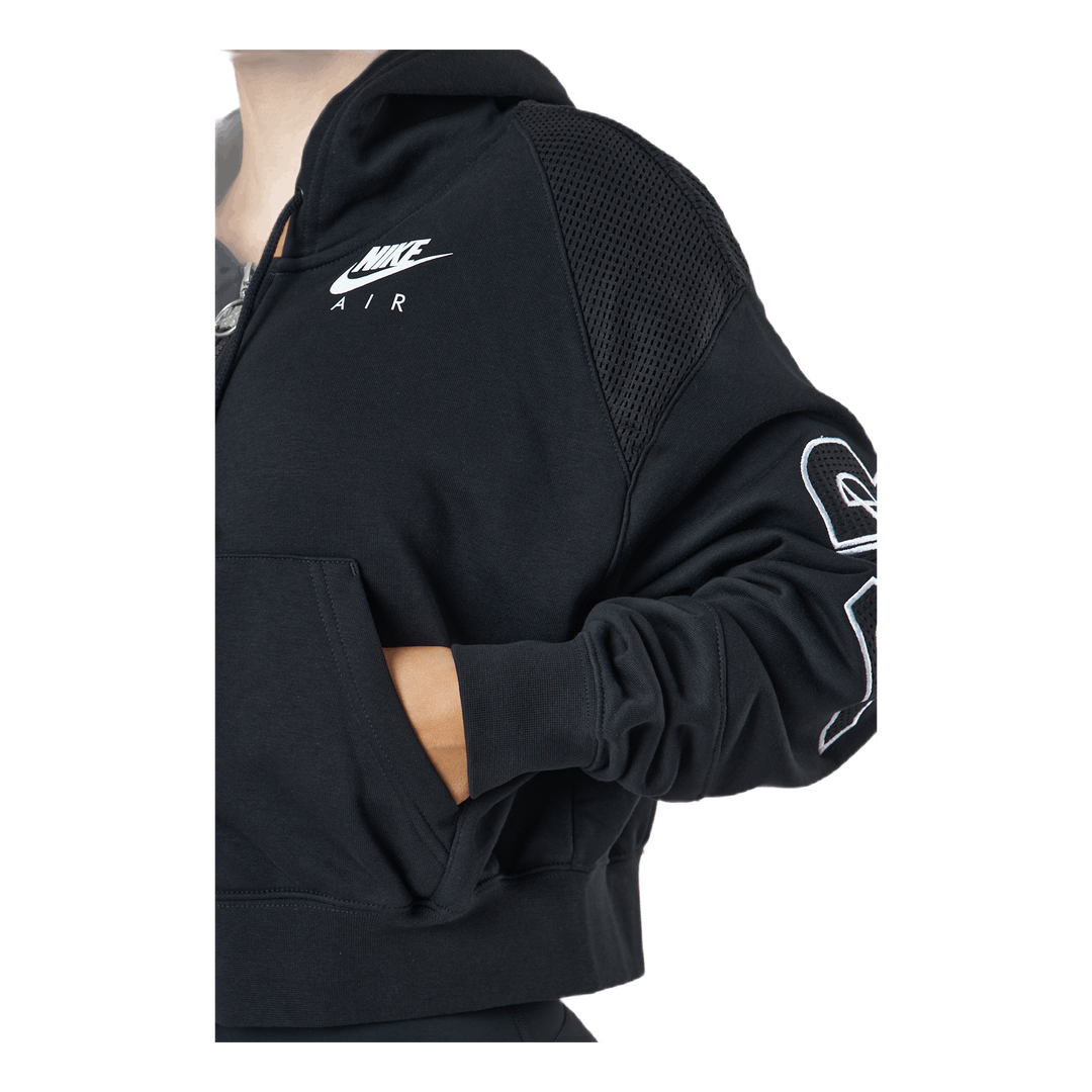 Nike Air Women's Full-zip Flee Black/black/white