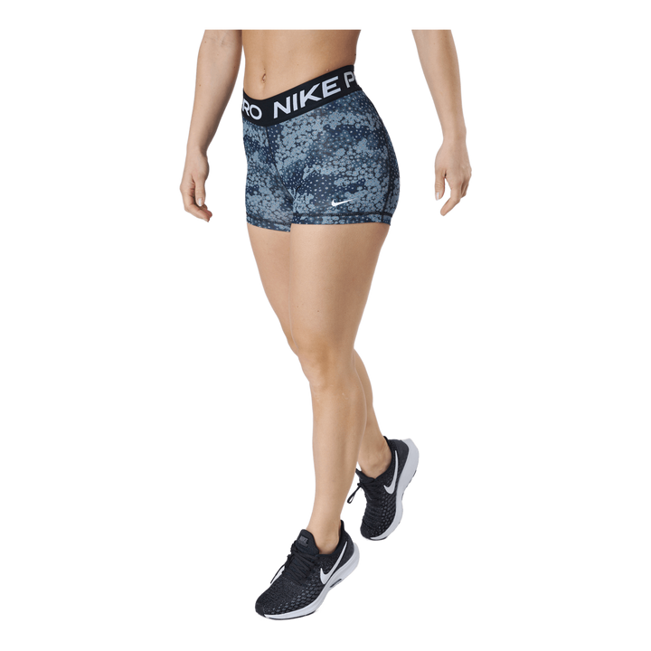 Nike Pro Dri-fit Women's 3" Pr Aviator Grey/black/white