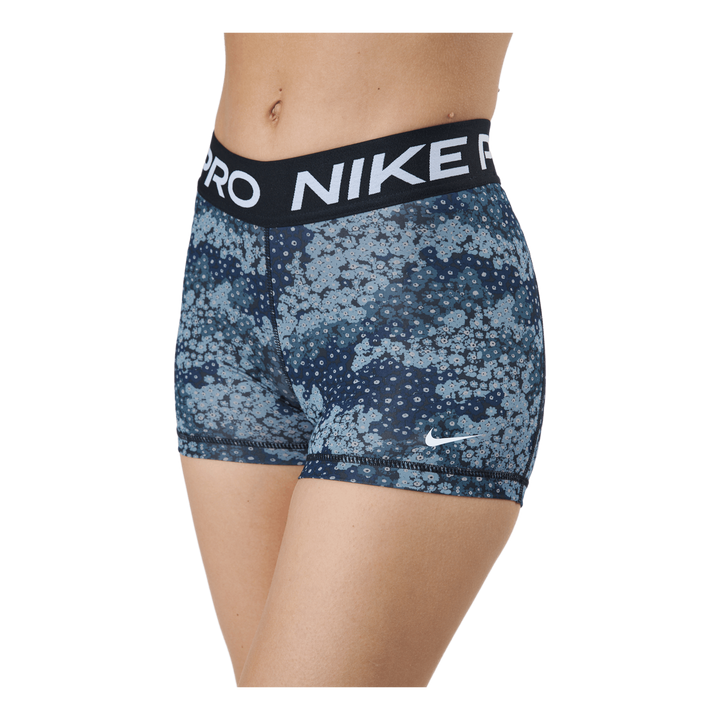 Nike Pro Dri-fit Women's 3" Pr Aviator Grey/black/white