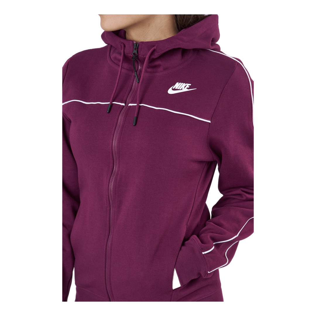 Nike Sportswear Women's Full-z Sangria/white