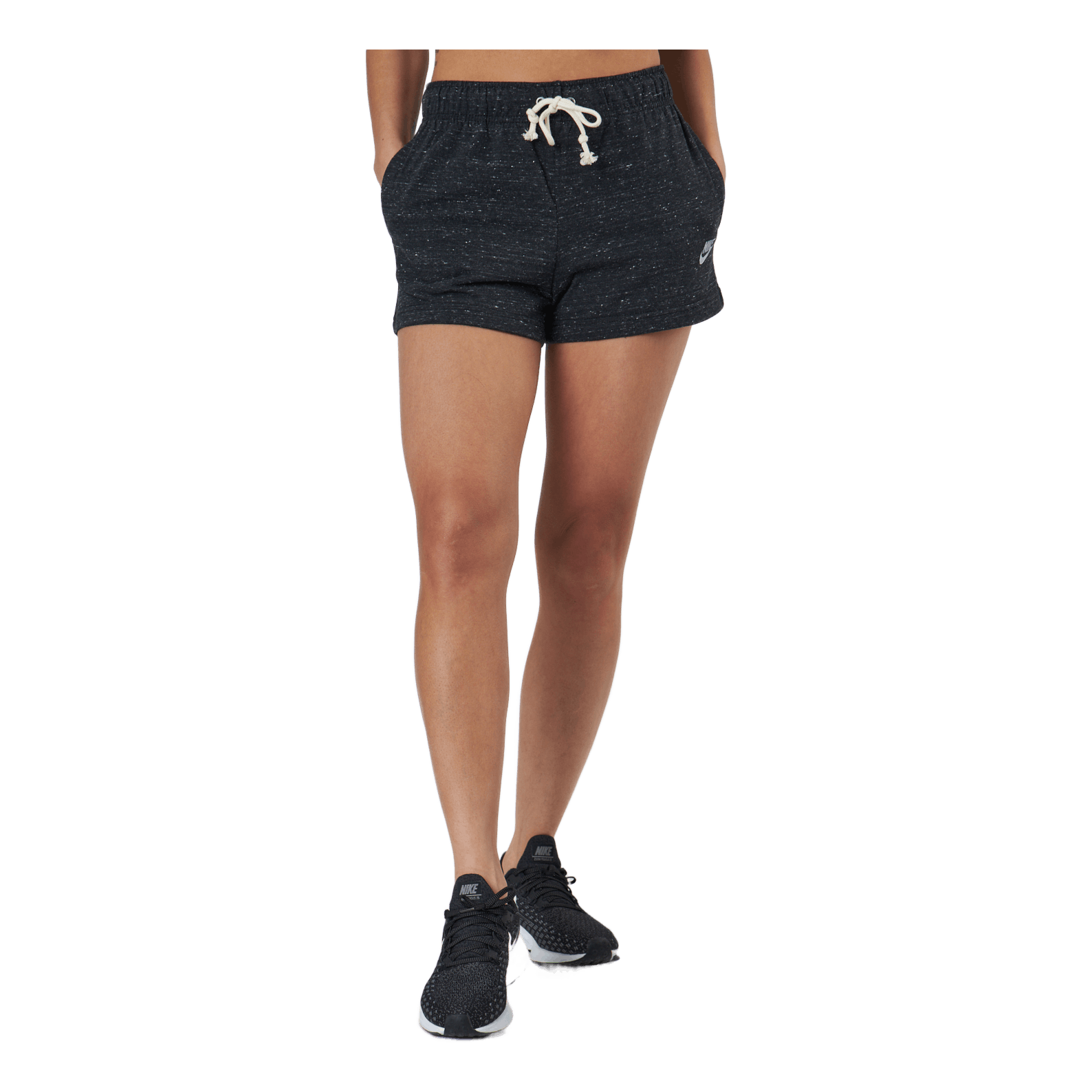 Nike Sportswear Gym Vintage Women's Shorts BLACK/WHITE