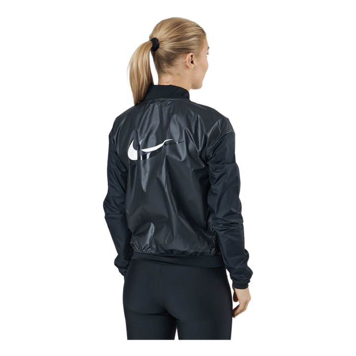 Swoosh Run Women's Running Jacket BLACK/WHITE