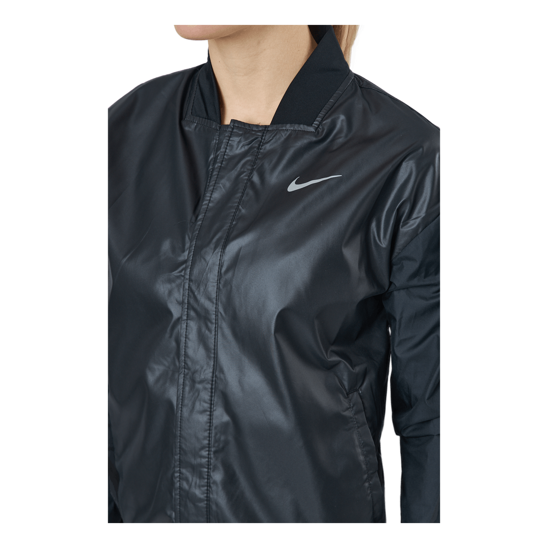 Swoosh Run Women's Running Jacket BLACK/WHITE