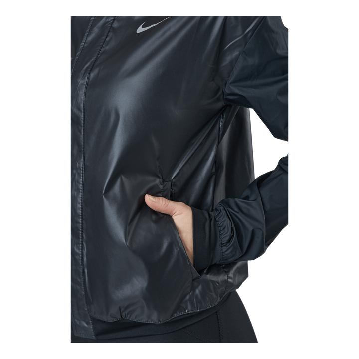 Swoosh Run Women's Running Jacket BLACK/WHITE