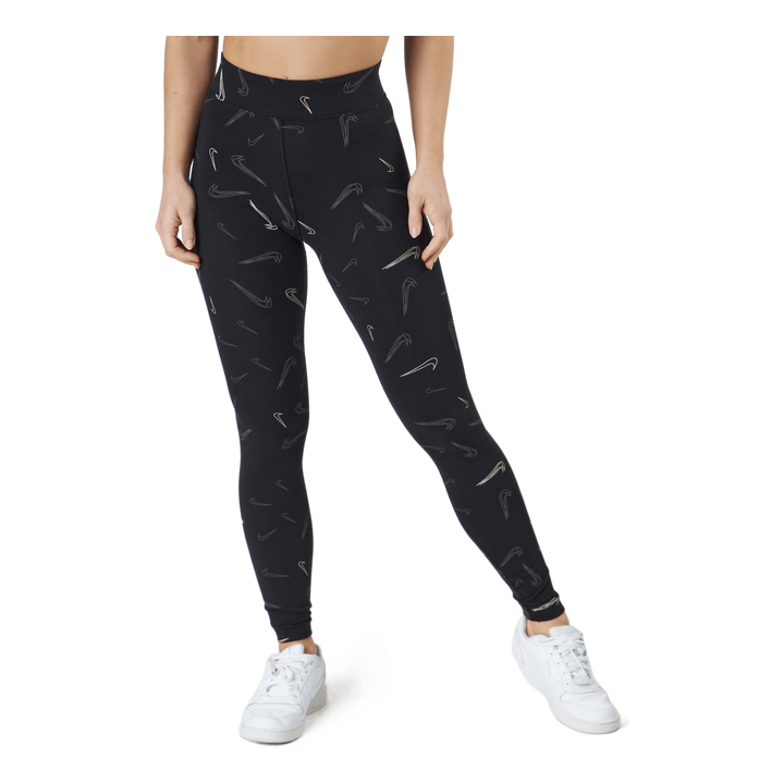 W Nsw Hw Tight Aop Prnt Black/white