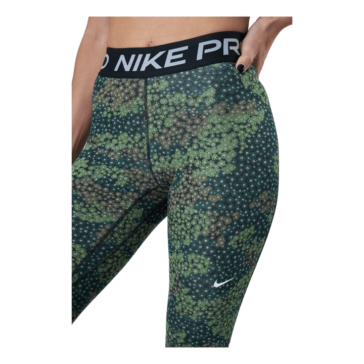Nike Pro Dri-fit Women's Print Treeline/black/white