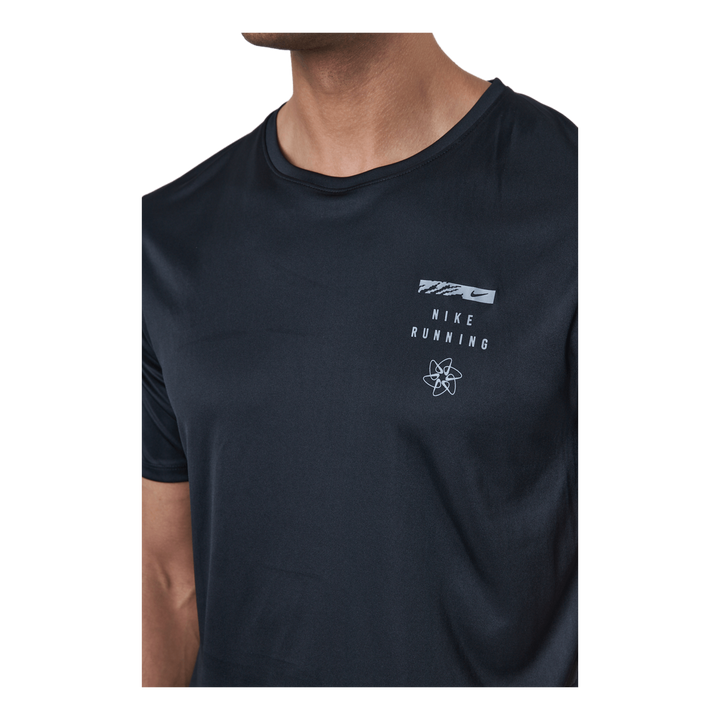 Nike Dri-fit Uv Run Division M Black/reflective Silv