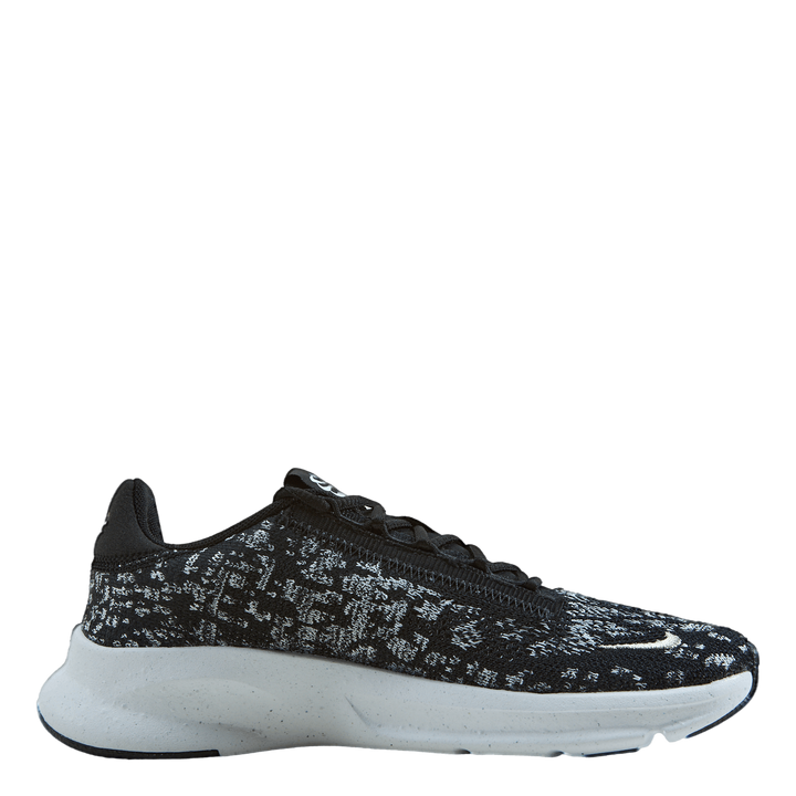 SuperRep Go 3 Flyknit Next Nature Women's Training Shoes BLACK/METALLIC SILVER-WHITE