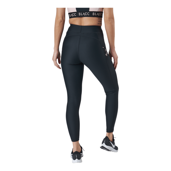 Power X High Waist Tights Black / Pink