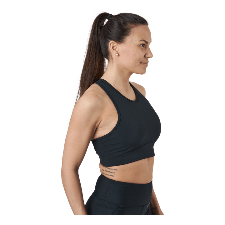 Fixed High Support Bra Black