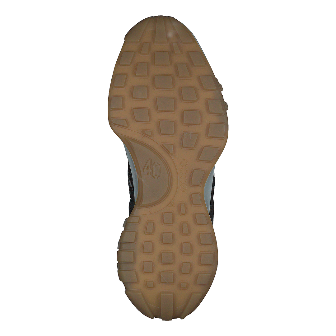 Ecco Retro Sneaker W Black/black/black/white