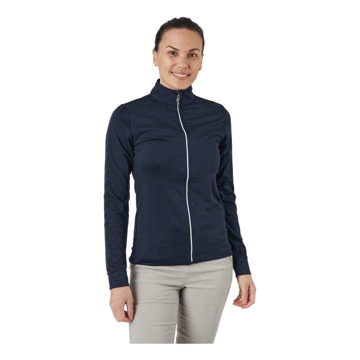 Anna Ls Full Zip Navy